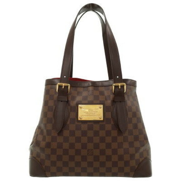 Louis Vuitton Damier Hampstead MM Tote Bag - Picture 1 of 8